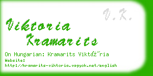 viktoria kramarits business card